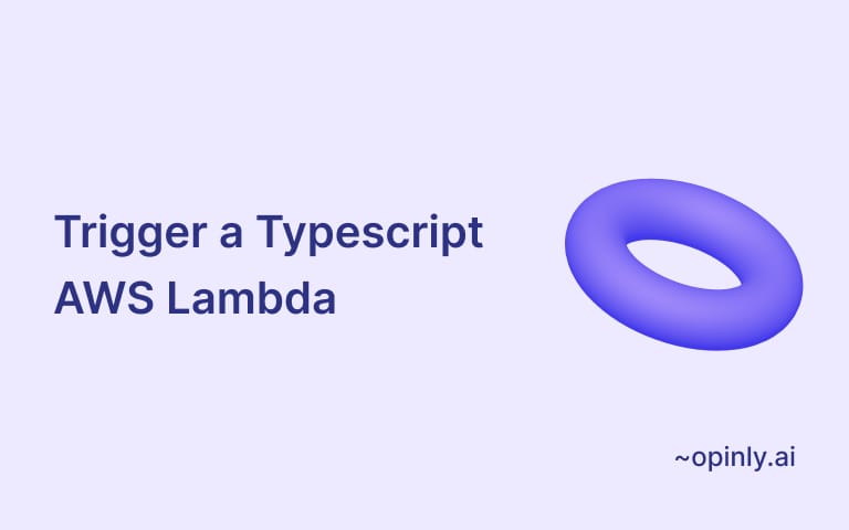Trigger a Typescript AWS Lambda on Receiving an Email with SES