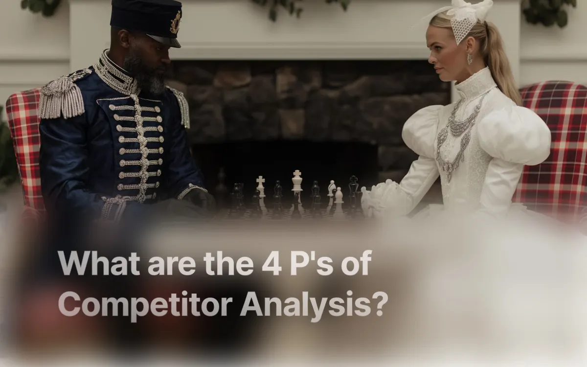 What are the 4 P's of Competitor Analysis?